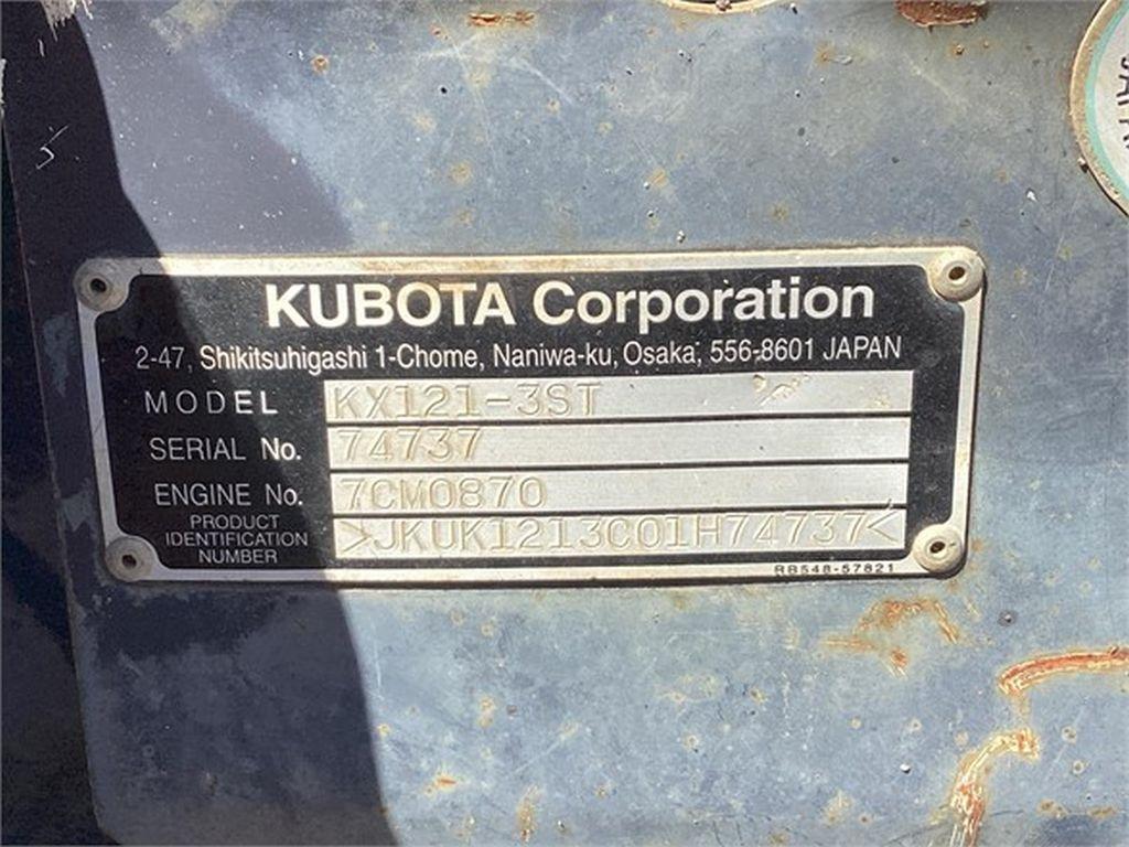 2008 KUBOTA KX121-3 MINI EXCAVATOR