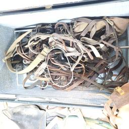 Chest full of equine tack gear