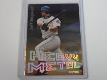 2000 SKYBOX METAL JEFF BAGWELL HEAVY METAL INSERT CARD HOLO ASTROS