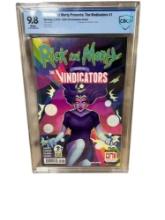 Rick and Morty Presents: The Vindicators #1 graded 9.8 in CBCS holder
