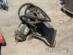 (Plymouth Meeting, PA) Cat Auger for skidsteer (Condition Unknown) NOTE: This unit is being sold AS
