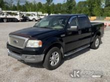 2004 Ford F150 4x4 Crew-Cab Pickup Truck Runs & Moves) (Check Engine Light On, Rust Damage