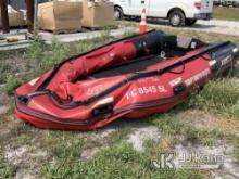 2018 RescueOne PRO-SA430 Inflatable Boat Seller States, Boat Will Need To Be Patched) (FL Residents 