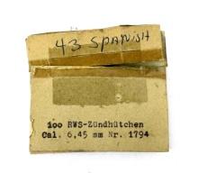 RWS-Zundhutchen CAL. 6.45mm Nr. 1794 (.43 SPANISH) primers
