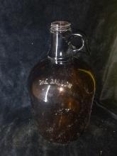 Vintage Amber 1 Gallon Jug