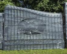 20' Bi-Parting Gate w/ Deer/Elk Artwork in Center