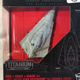 NIB Collector Star Wars The Black Series Titanium Series First Orders Star Destroyer #06 Size: 5x4"