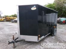2020 Covered Wagon Enclosed Trailer, Single Axle, Black (Offsite Lot, Located: Cincinnati, OH)
