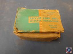 Vintage I953 Backup Lamp Unit Automatic Transmission - Part No. 986664, Vintage Oil Filter Lines