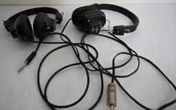 Two sets Hosiden DH-10 S Ham Radio Headphones