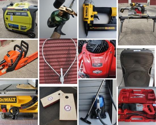 FISHING, CONSTRUCTION, TOOL, FURNITURE  Auction