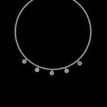 0.75 CtwVS/SI1 Diamond Prong Set 14K White Gold Yard Necklace (ALL DIAMOND ARE LAB GROWN )