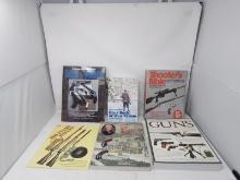 Box assorted gun books