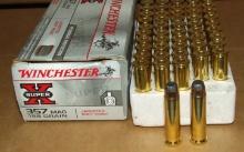 50 Rounds Winchester .357 Magnum JSP