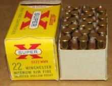 50 Rounds Western 22 Win Mag RF