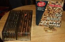 About 250-300 Assorted 22 LR