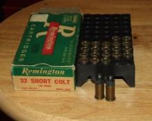 22 Rounds Remington 32 Short Colt