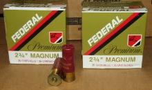 2 - 25 Rounds Federal 12 ga Magnum