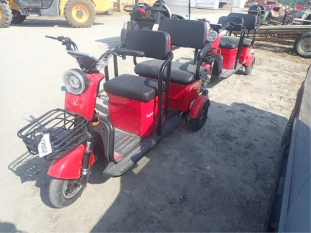 MECO M3 Electric 3-Seat Cart, 110 Volt