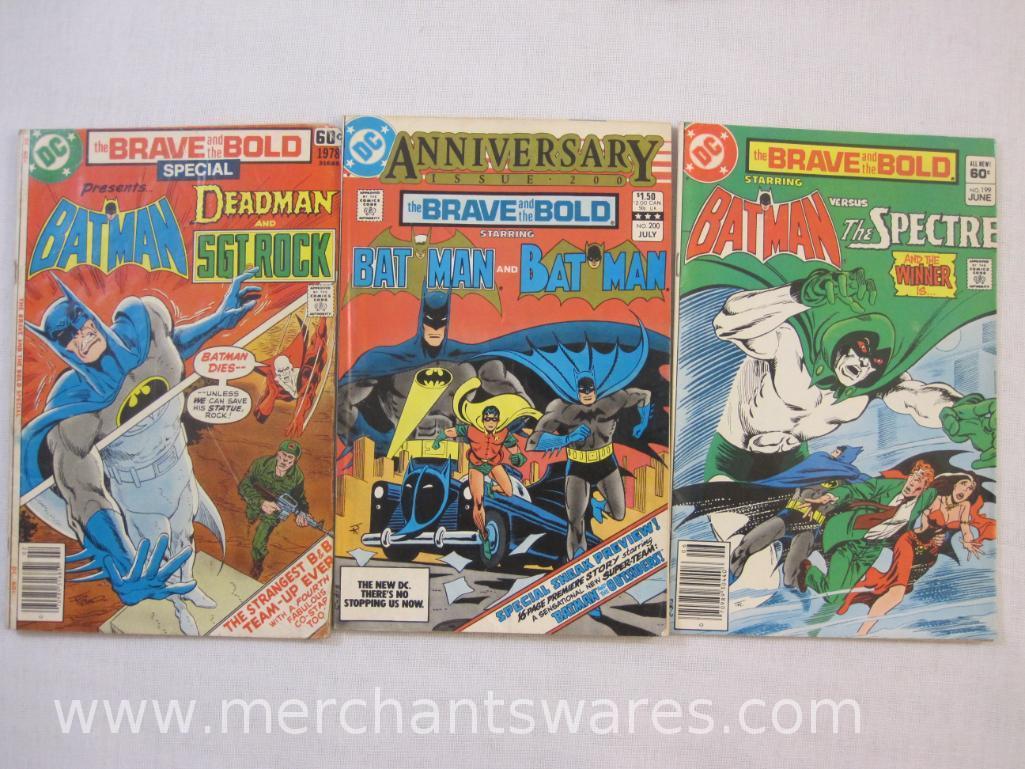 Seven DC The Brave and the Bold Comic Books Nos. 185, 188, 189, 196, 199, 200 and Bold and Brave