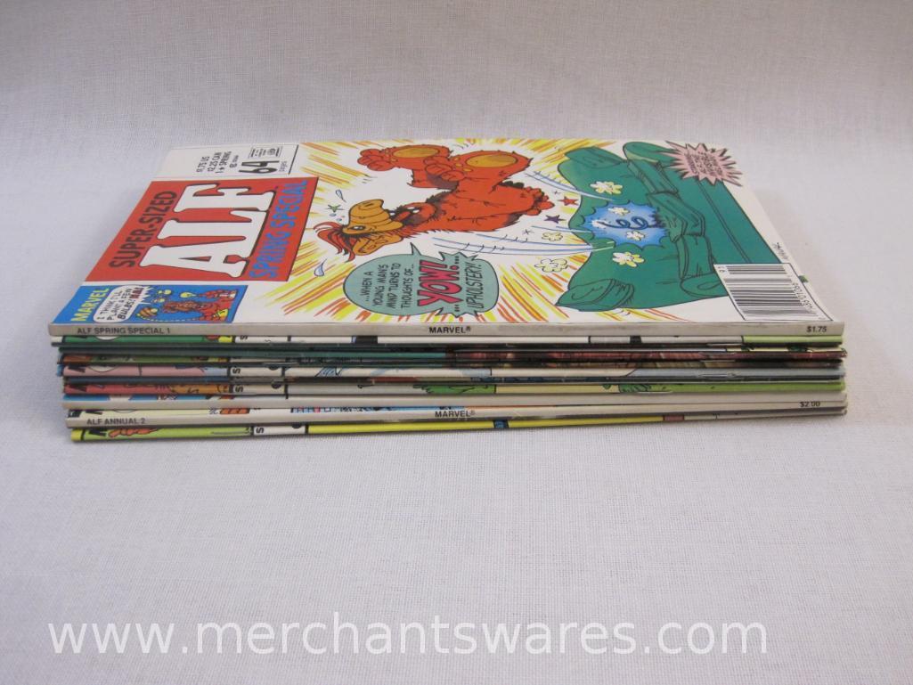Ten Marvel ALF Comic Books Nos. 8, 16-18, 22, 25, 26, Annual No. 2 (1989), Super-Sized Holiday