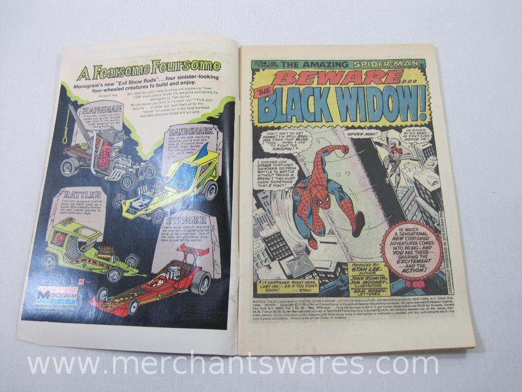 Marvel Tales Starring: Spider-Man Comics, Six Issues includes No. 62-63, Oct-Nov 1975, 64-67, Jan,