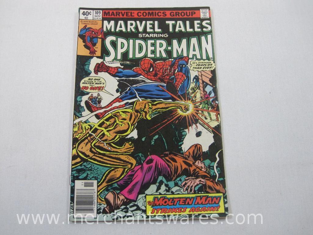 Seven Marvel Tales Starring Spider-Man Comics Issues No. 102, Apr, No. 106-111, Aug-Jan 1979-80,
