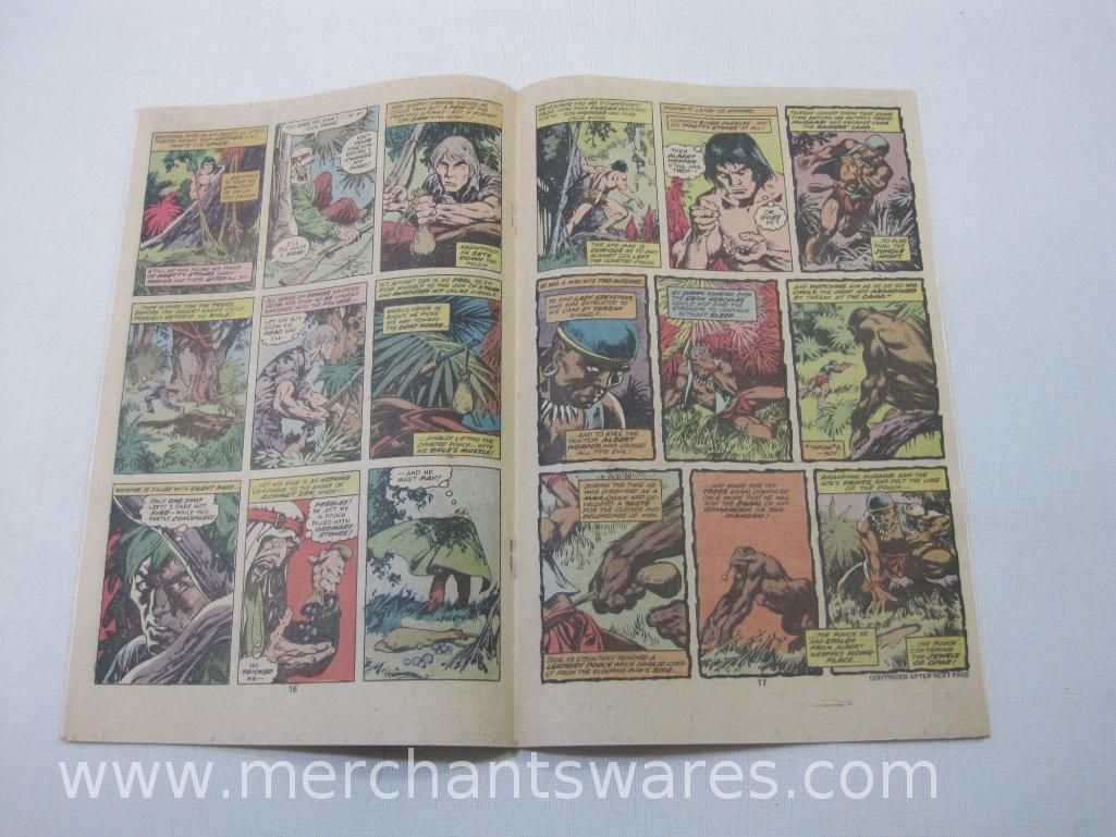 Six Tarzan Comics, Issues No. 7-12, Dec-May 1977-78, Marvel Comics Group, 10 oz