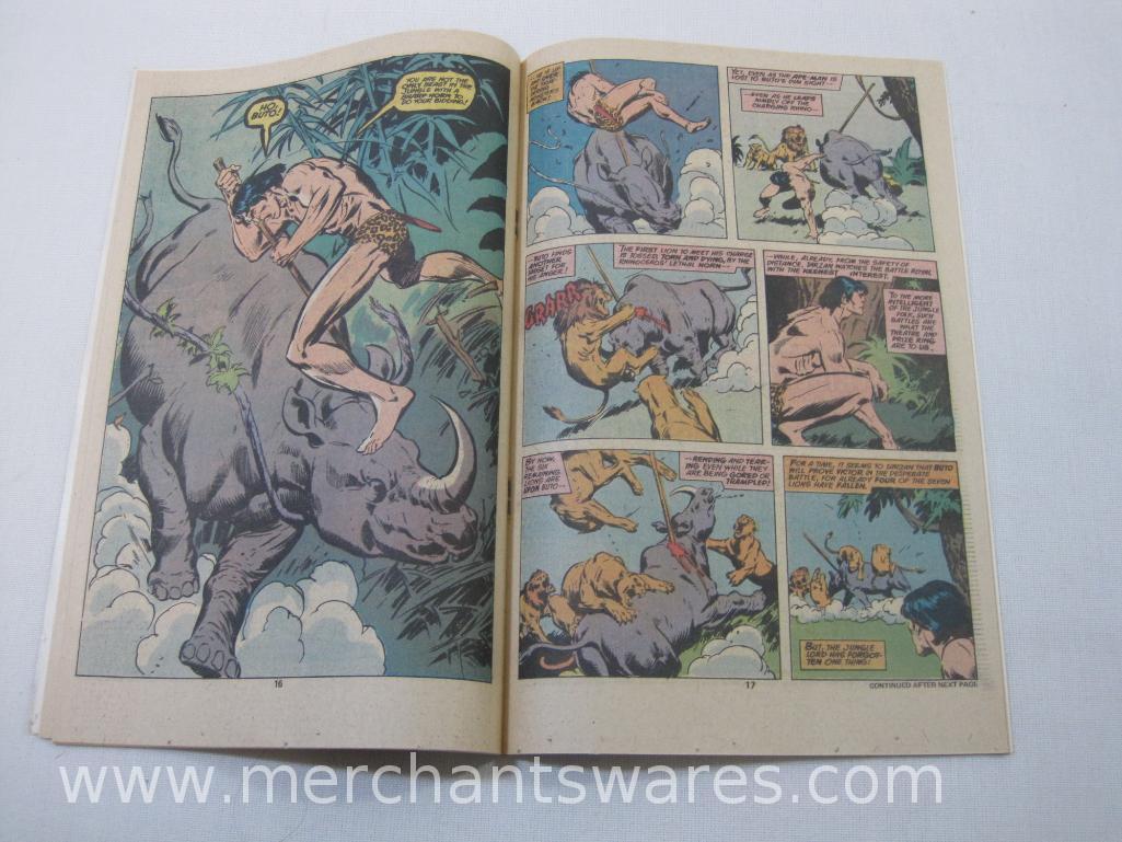 Six Tarzan Comics, Issues No. 1-6, June-Nov 1977, Marvel Comics Group, 10 oz
