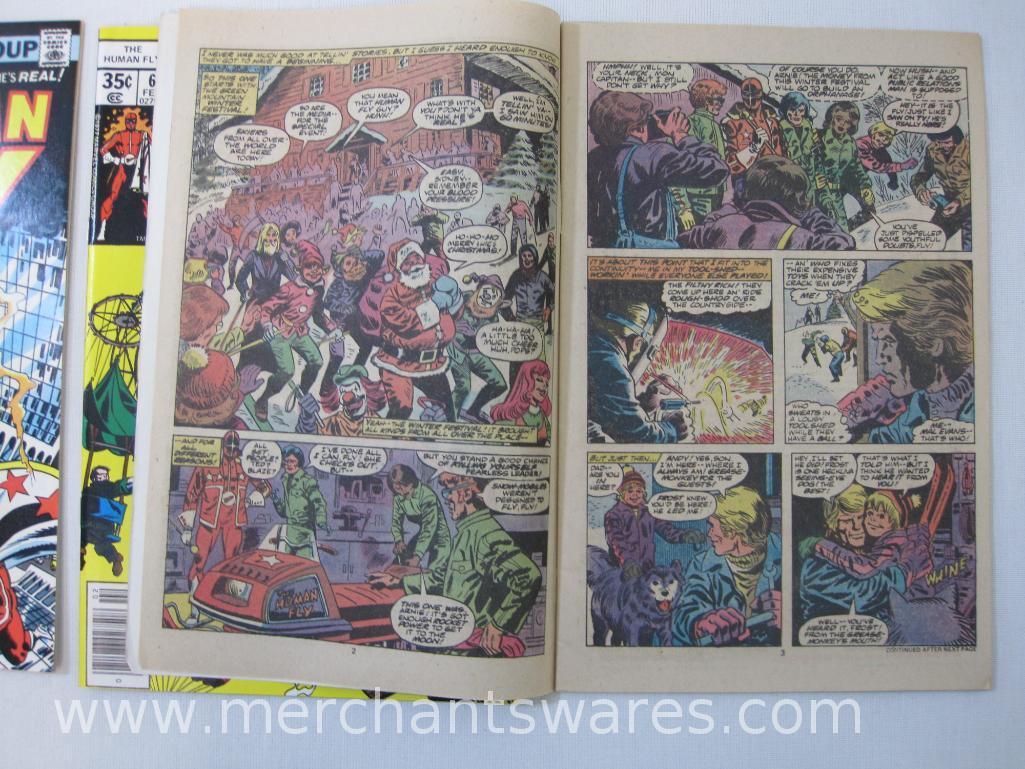 Three The Human Fly Marvel Comics Group Comics Issues No. 5-7, Jan-Mar 1978, 5 oz