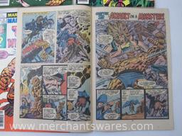 Six Marvel Two-In-One Presents The Thing Comics, No. 27-32, May-Oct 1977, Marvel Comics Group, 10 oz