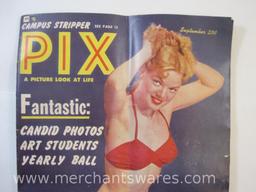 Campus Stripper PIX Magazine September 1952 Vol 4, No 7, see pictures