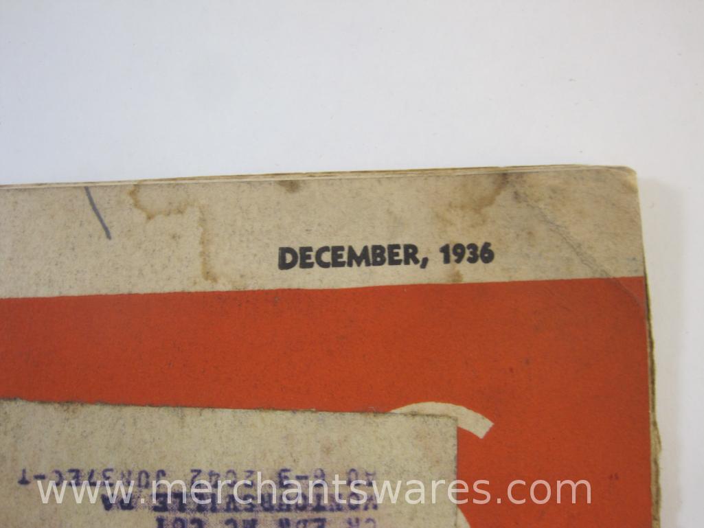 Four Vintage Children's Books including Children's Activities December 1936 and December 1941, Walt