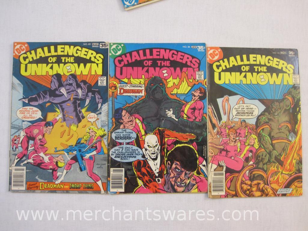 Eight DC Challengers of the Unknown Comic Books Nos. 78 and 81-87, 1973-1978, 12 oz
