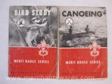 Two Vintage Boy Scouts of America Merit Badge Series Booklets including Bird Study (1959) and