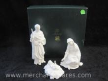 The Holy Family Lenox The Nativity Bisque Set in Original Box, 2 lbs 6 oz