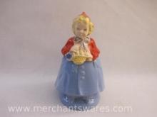Vintage Ceramic Little Red Riding Hood Cookie Jar, see pictures for condition AS IS, 4 lbs 7 oz