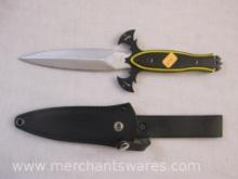 Fury Bat Dagger with Sheath, Stainless Steel Japan Blade, 11 oz