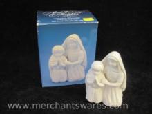 Avon Nativity Collectibles "Children in Prayer" Porcelain Figurine 10th Anniversary 1991 in Original