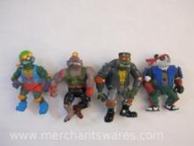 Four Teenage Mutant Ninja Turtle Action Figures including Mike as Frankenstein, Sewer Sports