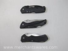 Three Appalachian Trail Lockback Folding Knives, 7 oz
