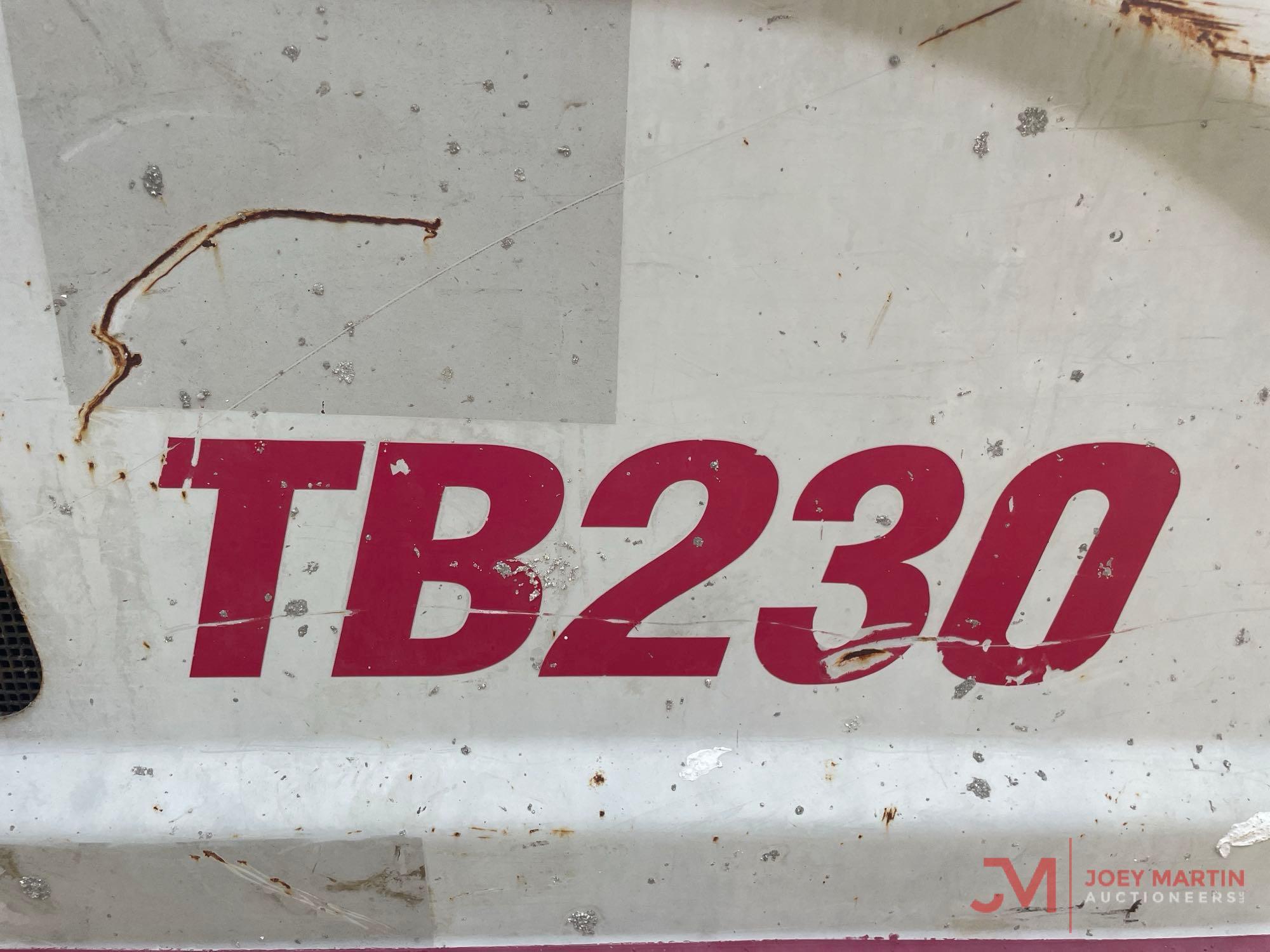 2016 TAKEUCHI TB230 MINI EXCAVATOR