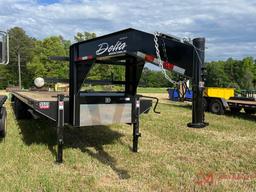 2024 DELTA 210GN 25' + 5' GOOSENECK FLATBED TRAILER