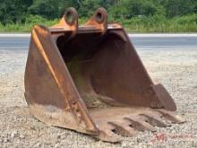 56? EXCAVATOR TOOTH BUCKET W/ SIDE CUTTERS