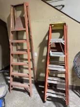 (3) asst. Step Ladders (2) 6' and (1) 8'