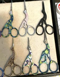 16 New Pairs of Sewing Scissors
