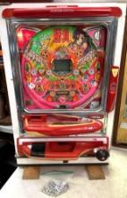 Vintage Heiwa "Big Hit" Pachinko Pinball Machine Game w/metal balls - Powers up