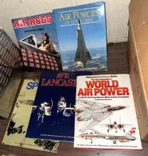 Lot of Books on Air Crafts from 1980's- Some Military, First Edition etc