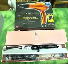 Curling Iron and Hair Dryer- Both New in Box