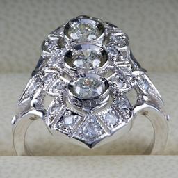 14k White Gold 1.50ct Diamond Ring